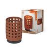 LEDVANCE stolní lampa Clay Windows 1xE27 hnědá 4058075841024