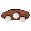 LEDVANCE stropní svítidlo Clay Nest 3xG9 hnědé 4058075841086