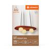 LEDVANCE závěsné svítidlo Clay Nest 3xG9 hnědé 4058075841109