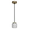 LEDVANCE závěsné svítidlo Terrazzo Ball 1xGU10 bílé 4058075841703