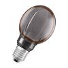 LEDVANCE LED žárovka Vintage 1906 Globe 80 Filament 4 W E27 1800 K stmívatelná kouřová