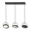 LEDVANCE závěsné svítidlo Decor Puck 3x36 W 220-240 V 3000 K černé