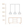 LEDVANCE závěsné svítidlo Decor Puck 3x36 W 220-240 V 3000 K černé