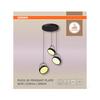 LEDVANCE závěsné svítidlo Decor Puck 3x36 W 220-240 V 3000 K černé
