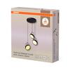 LEDVANCE závěsné svítidlo Decor Puck 3x36 W 220-240 V 3000 K černé