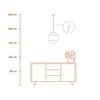 LEDVANCE závěsné svítidlo Decor Wrap Cylinder E27 220-240 V