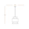 LEDVANCE závěsné svítidlo Decor Wrap Cone E27 220-240 V béžové