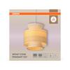 LEDVANCE závěsné svítidlo Decor Wrap Cone E27 220-240 V béžové