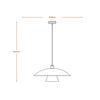 LEDVANCE závěsné svítidlo Decor Flying Mushroom E27 220-240 V modrá/růžová