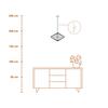 LEDVANCE závěsné svítidlo Decor Paper Lantern Diamond E27 220-240 V