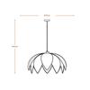 LEDVANCE závěsné svítidlo Decor Rattan Lotus Pendant 670 E27 220-240 V