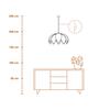 LEDVANCE závěsné svítidlo Decor Rattan Lotus Pendant 670 E27 220-240 V