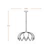LEDVANCE závěsné svítidlo Decor Rattan Lotus Pendant E27 220-240 V