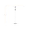 LEDVANCE stojací LED svítidlo Decor Circle Floor 17 W 220-240 V CCT černé