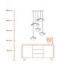 LEDVANCE závěsné svítidlo Decor Pearl 5xG9 220-240 V béžové