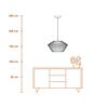 LEDVANCE závěsné svítidlo Decor Stripes Pendant 305 E27 220-240 V tmavě šedé