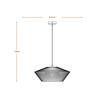 LEDVANCE závěsné svítidlo Decor Stripes Pendant E27 220-240 V tmavě šedé