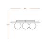 LEDVANCE stropní svítidlo Decor Wood Nest 3xG9 220-240 V dřevo
