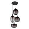 LEDVANCE závěsné svítidlo Decor Pendant Needle Plate 4xE27 220-240 V tmavě šedé