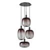 LEDVANCE závěsné svítidlo Decor Pendant Needle Plate 4xE27 220-240 V tmavě šedé