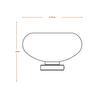 LEDVANCE stolní svítidlo Decor Gold Glass E27 zlaté