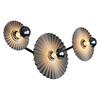 LEDVANCE nástěnné svítidlo Decor Plisse 3xE27 220-240 V tmavě šedé