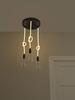 LEDVANCE závěsné svítidlo Decor Glow Pendant Plate 3xE27 28 W 220-240 V černé