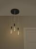 LEDVANCE závěsné svítidlo Decor Glow Pendant Plate 3xE27 28 W 220-240 V černé