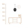LEDVANCE závěsné svítidlo Decor Folded Globe E27 220-240 V zlaté