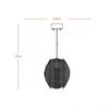 LEDVANCE závěsné svítidlo Decor Folded Globe E27 220-240 V zlaté