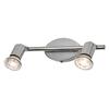 LEDVANCE svítidlo Spot Cylinder 2xGU10 220-240 V nastavitelný kartáčovaný nikl