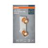 LEDVANCE svítidlo Half Wood Line 2xGU10 220-240 V bílé/dřevo nastavitelné