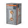 LEDVANCE svítidlo Half Wood Line 2xGU10 220-240 V bílé/dřevo nastavitelné