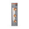 LEDVANCE stropní bodové svítidlo Half Wood Line 3xGU10 220-240 V bílé/dřevo nastavitelné