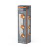 LEDVANCE stropní bodové svítidlo Half Wood Line 3xGU10 220-240 V bílé/dřevo nastavitelné
