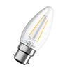 LEDVANCE LED CLASSIC B 25 P 2.5W 827 FIL CL B22D 4099854069376