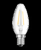 LEDVANCE LED CLASSIC B 25 P 2.5W 827 FIL CL E14 4099854069451