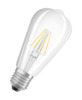 LEDVANCE LED CLASSIC EDISON 40 P 4W 827 FIL CL E27 4099854070013