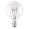 LEDVANCE LED žárovka Vintage 1906 Globe G95 4,8 W E27 2700 K stmívatelná čirá
