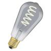 LEDVANCE Vintage 1906 Edison 15 Filament 4W 818 Smoke E27 4099854091315