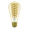 LEDVANCE Vintage 1906 Edison 60 Filament DIM 8.8W 824 Gold E27 4099854137846