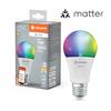 LEDVANCE SMART+ MATTER RGB Classic A75 9.5W 827-865 Multicolor E27 4099854194849