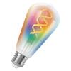 LEDVANCE SMART+ MATTER RGB Filament Edison 40 4.8W 827-865 Multicolor E27 4099854195006