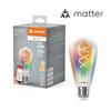 LEDVANCE SMART+ MATTER RGB Filament Edison 40 4.8W 827-865 Multicolor E27 4099854195006