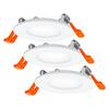 LEDVANCE vestavné LED svítidlo Downlight Slim Set 3× 4,5 W 3000 K 720 lm průměr 85 mm