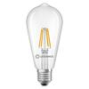 LEDVANCE LED Classic Edison 40 Filament P 3.4W 827 čirá E27 4099854467417