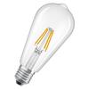 LEDVANCE LED Classic Edison 40 Filament P 3.4W 827 čirá E27 4099854467417