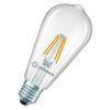 LEDVANCE LED Classic Edison 40 Filament P 3.4W 827 čirá E27 4099854467417