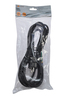 Solight flexo šňůra, 3x 1mm2, gumová, černá, 5m PF35