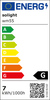Solight LED světelný pás, RGB, 3m, sada s 12V adaptérem a dálk. ovladačem, 7,2W/m, IP20 WM55